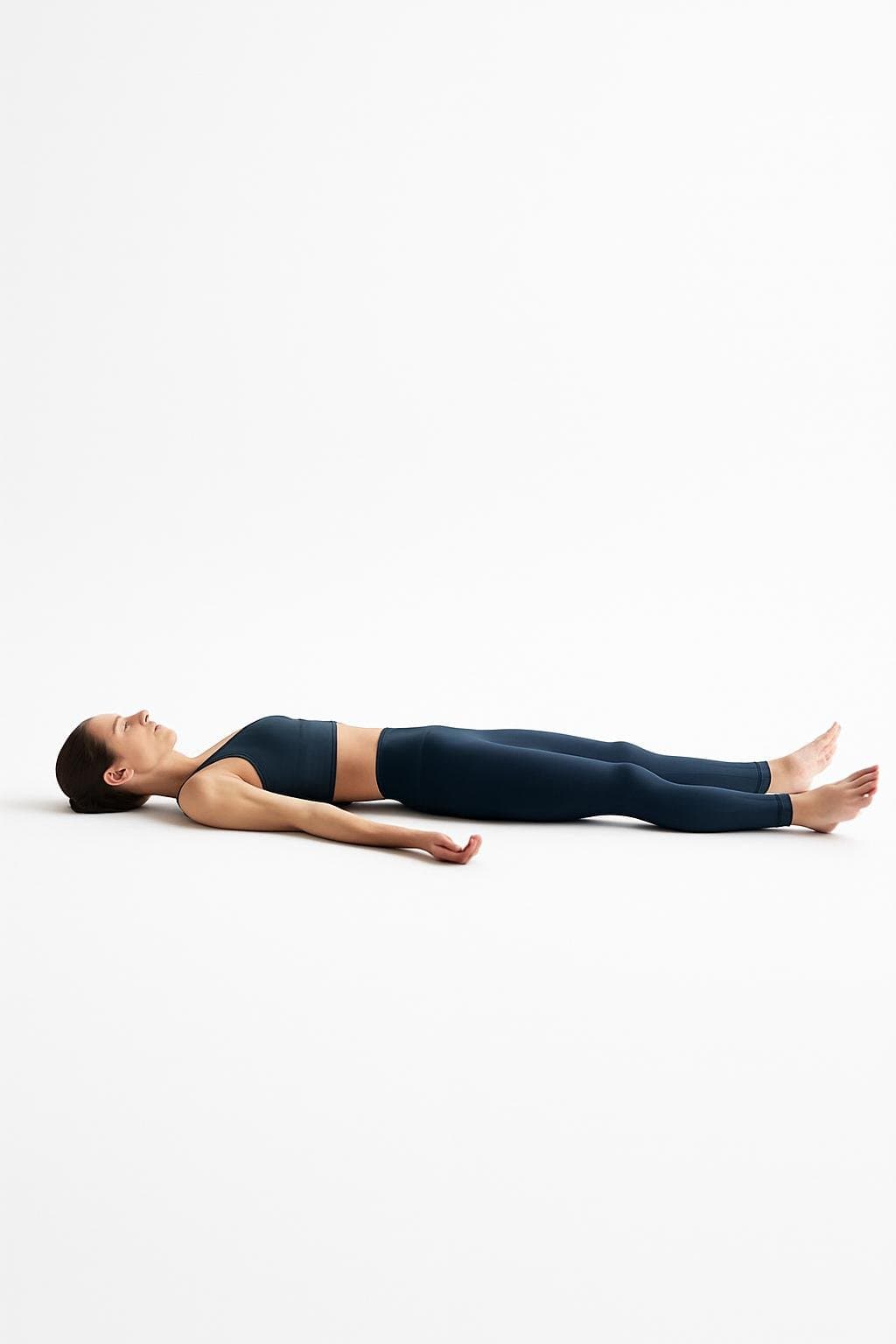 Corpse Pose (Savasana) demonstrated