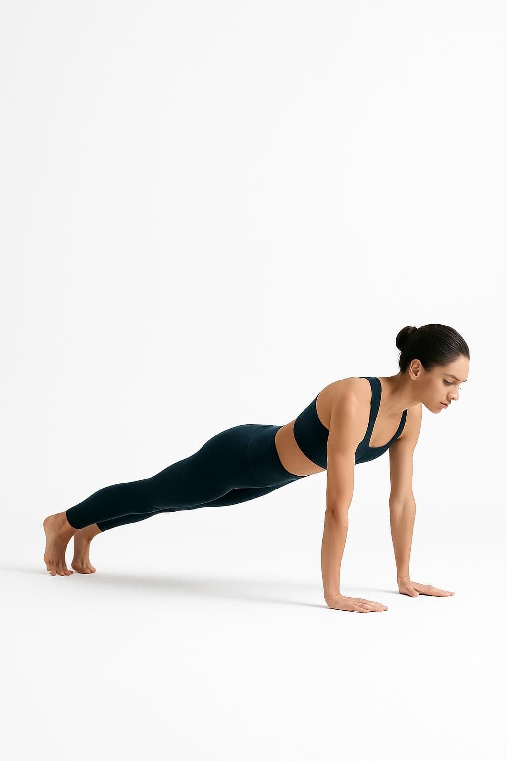 Plank Pose (Phalakasana) demonstrated